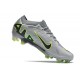 Nike Air Zoom Mercurial Vapor 15 Elite FG Grigio Nero Verde