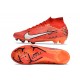 Nuovo Nike Zoom Mercurial Superfly 9 Elite FG MDS Rosso Bianco