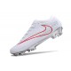 Nike Air Zoom Mercurial Vapor 15 Elite FG Bianco Rosso