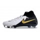 Scarpe Nike Phantom Luna 2 Elite FG Bianco Nero Oro Metallizzato