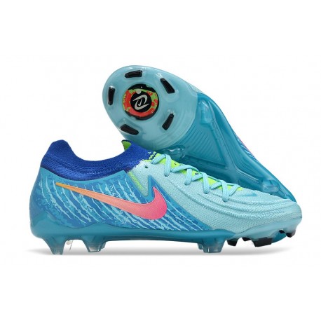 Scarpe Nuovo Nike Phantom GX Elite FG Blu Rosa