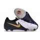 Scarpe Nuovo Nike Phantom GX Elite FG Bianco Nero Oro Metallizzato