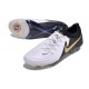 Scarpe Nuovo Nike Phantom GX Elite FG Bianco Nero Oro Metallizzato