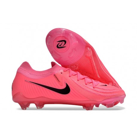 Scarpe Nuovo Nike Phantom GX Elite FG Rosa Nero