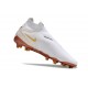 Scarpe Nike Phantom Luna 2 Elite FG Bianco Oro