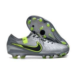 Nike Tiempo Legend 10 Elite FG Grigio Nero Verde