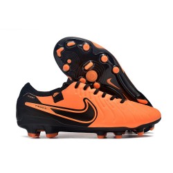 Nike Tiempo Legend 10 Elite FG Arancione Nero