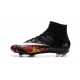 Nike Nuovo 2016 Scarpe Calcetto Mercurial Superfly CR7 FG ACC Nero Rosso Bianco