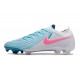 Scarpe Nike Phantom Luna II Elite FG Bianco Blu Rosa