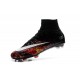 Nike Nuovo 2016 Scarpe Calcetto Mercurial Superfly CR7 FG ACC Nero Rosso Bianco