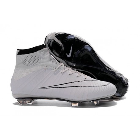 Nike Nuovo 2016 Scarpe Calcetto Mercurial Superfly FG ACC Bianco Nero