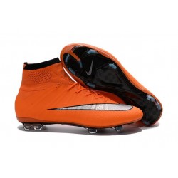 Nike Nuovo 2016 Scarpe Calcetto Mercurial Superfly FG ACC Arancio Metallico