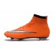 Nike Nuovo 2016 Scarpe Calcetto Mercurial Superfly FG ACC Arancio Metallico