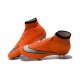 Nike Nuovo 2016 Scarpe Calcetto Mercurial Superfly FG ACC Arancio Metallico