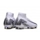 Nike Air Zoom Mercurial Superfly 10 Elite FG Bianco Nero
