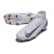 Nike Air Zoom Mercurial Superfly 10 Elite FG Bianco Nero