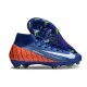 Nike Air Zoom Mercurial Superfly 10 Elite FG Blu Arancio Bianco