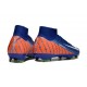 Nike Air Zoom Mercurial Superfly 10 Elite FG Blu Arancio Bianco