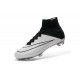 Scarpa Calcio 2016 Ronaldo Nike Mercurial Superfly FG Bianco Nero