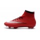 Scarpa Calcio 2016 Ronaldo Nike Mercurial Superfly FG Rosso Nero Bianco