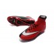 Scarpa Calcio 2016 Ronaldo Nike Mercurial Superfly FG Rosso Nero Bianco