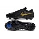 Scarpe Nike Phantom Luna II Elite FG Nero Oro Metallizzato