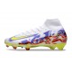 Nike Zoom Mercurial Superfly X Elite FG Bianco Giallo Viola