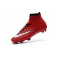 Scarpa Calcio 2016 Ronaldo Nike Mercurial Superfly FG Rosso Nero Bianco