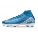 Nike Zoom Mercurial Superfly X Elite FG Blu Bianco