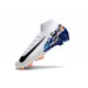 Nike Zoom Mercurial Superfly X Elite FG Bianco Blu Nero