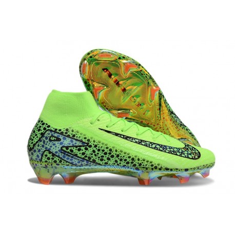 Nike Zoom Mercurial Superfly X Elite FG Verde Nero