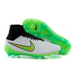 Scarpette da Calcio Nike Magista Obra FG ACC Bianco Verde