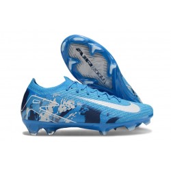 Nike Air Zoom Mercurial Vapor XVI Elite FG Blu Bianco