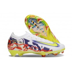 Nike Air Zoom Mercurial Vapor XVI Elite FG Bianco Giallo Viola Rosso