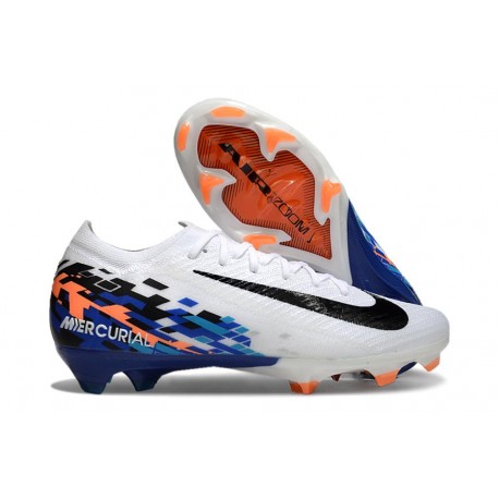 Nike Air Zoom Mercurial Vapor XVI Elite FG Bianco Blu Nero