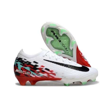 Nike Air Zoom Mercurial Vapor XVI Elite FG Bianco Rosso Nero