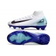 Nike Zoom Mercurial Superfly X Elite FG Bianco Blu Nero