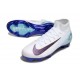 Nike Zoom Mercurial Superfly X Elite FG Bianco Blu Nero