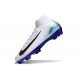 Nike Zoom Mercurial Superfly X Elite FG Bianco Blu Nero