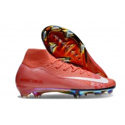 Nike Air Zoom Mercurial Superfly 10 Elite FG Rosso Bianco