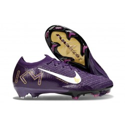 Nike Air Zoom Mercurial Vapor XVI Elite FG MBAPPE Grand Viola Avorio Pallido