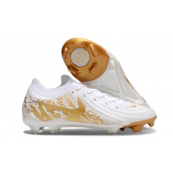 Scarpe Nike Phantom Luna II Elite FG Bianco Oro
