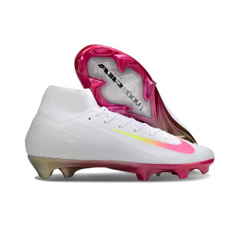 Nike Air Zoom Mercurial Superfly 10 Elite FG Bianco Rosa