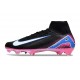 Nike Air Zoom Mercurial Superfly 10 Elite FG Nero Bianco Blu