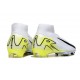 Nike Air Zoom Mercurial Superfly 10 Elite FG Bianco Nero Giallo