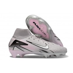 Nike Air Zoom Mercurial Superfly 10 Elite FG Grigio Bianco