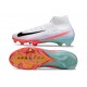 Nike Air Zoom Mercurial Superfly 10 Elite FG Bianco Nero Arancio