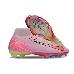 Nike Air Zoom Mercurial Superfly 10 Elite FG Rosa Giallo