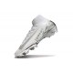 Nike Air Zoom Mercurial Superfly 10 Elite FG Bianco Argento
