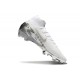 Nike Air Zoom Mercurial Superfly 10 Elite FG Bianco Argento